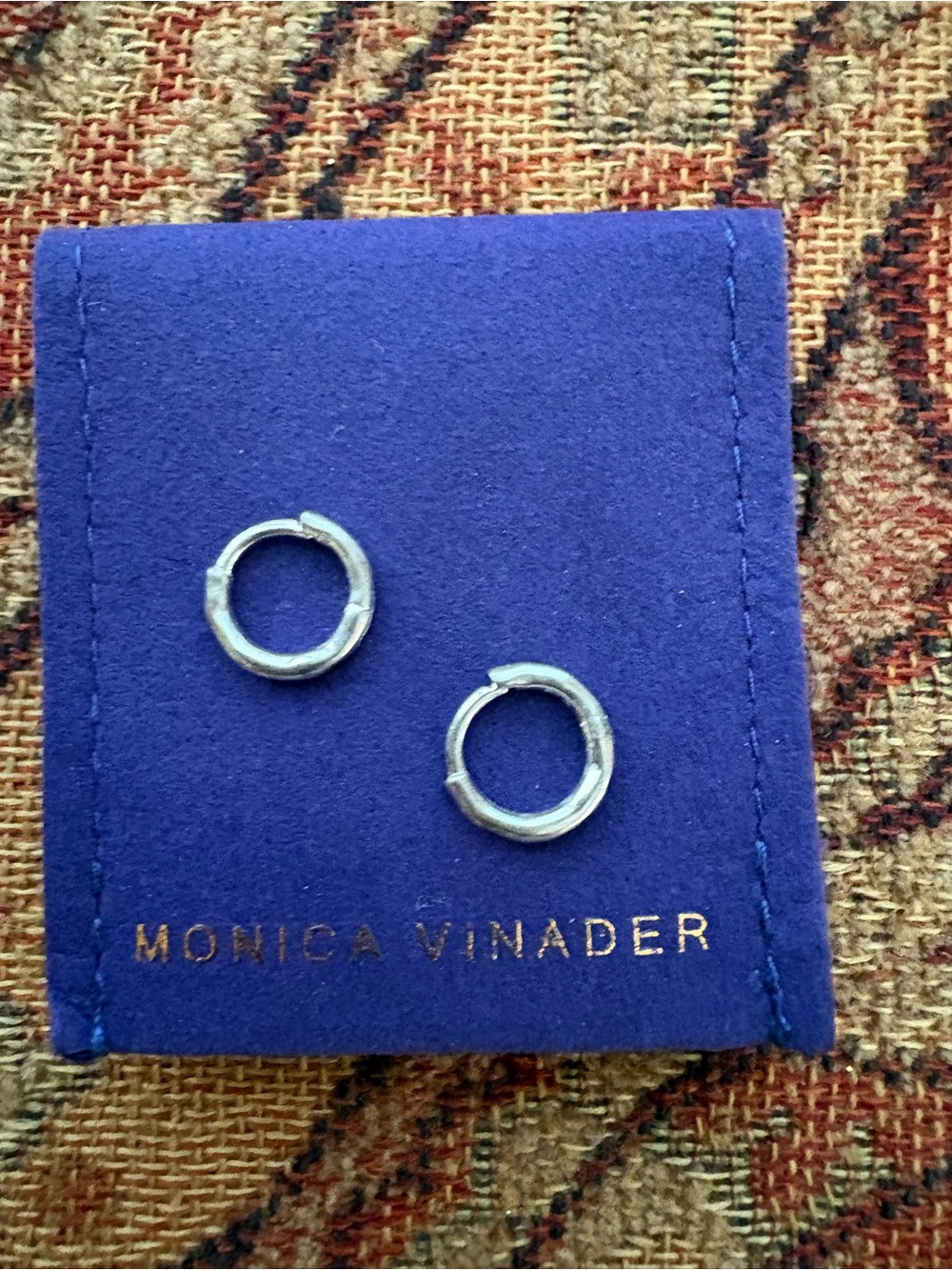 ✨ LIKE NEW – Monica Vinader Siren Muse Huggie Earrings (Sterling Silver) ✨ - Picture 5 of 10